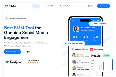 HQ Likes screenshot